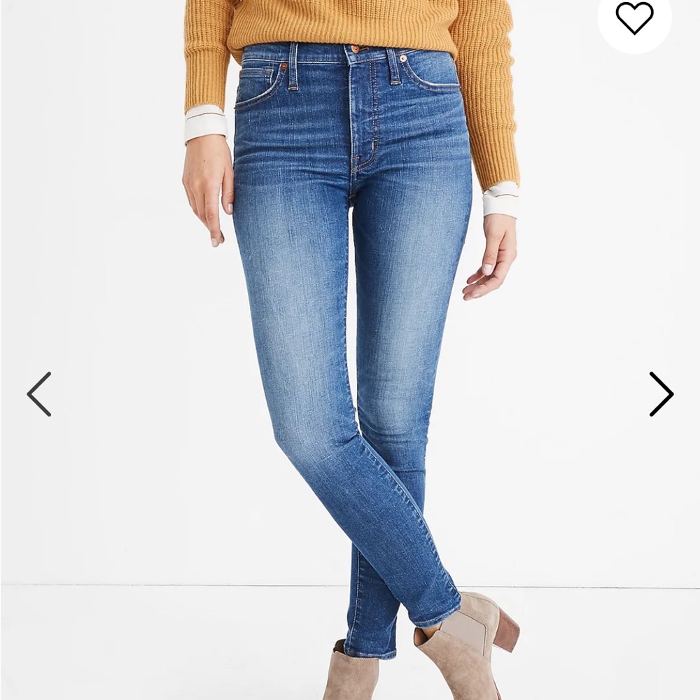 Madewell 9” Mid-Rise Skinny Jeans in Pendale Wash